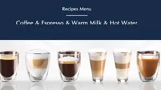 Hipresso Super Automatic Espresso Coffee Machine 7 inch HD TFT Touchscreen with Milk Frother