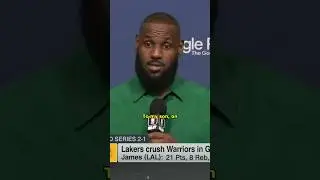 Lebron on Bronny&rsquo;s commitment to USC 👀🔥#lebron #lebronjames #bronnyjames #lakers #nbaplayoffs #nba