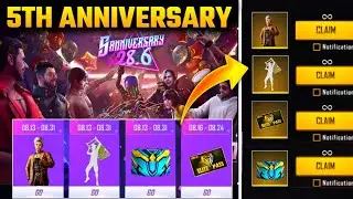 FREE FIRE 5TH ANNIVERSARY EVENT,5TH ANNIVERSARY FREE FIRE,FF NEW EVENT