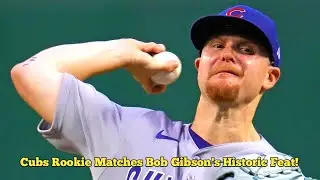 Young Cubs star achieves rare pitching milestone only matched by Cardinals legend.