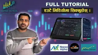 Nepse Alpha Full Tutorial | Merolagani, ShareSansar | Step by step | Amit Jha