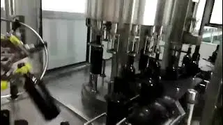 Automatic SUS304 red Wine glass Bottle Filling Machine