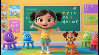 🐾 Happy Animals Learning Song 🎶🌈 | Fun ABC, Numbers & Colors for Toddlers
