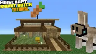 Minecraft Tutorial: How To Make A Rabbit Hutch