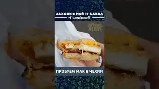 ПРОБУЕМ МАК В ЧЕХИИ l Шорты Алекса #shorts #travel #czech