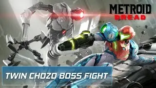 Metroid Dread - Twin Robot Chozos in Ferenia boss fight guide (Dread Mode)