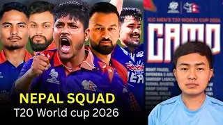 नेपाल क्रिकेट (Can) ले T20 world cup को लागि टिम सार्बजनिक गरेको छ।