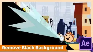 After Effects Tutorial : How to Remove Black Background from Video or Footage