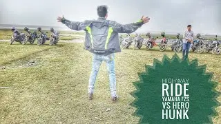 Highway Ride|Yamaha Fzs|Hero hunk|