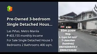 Pre-Owned 3-bedroom Single Detached House For Sale in PhilAm Life Village Las Pinas City