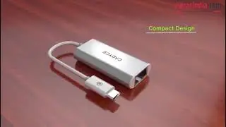Cadyce USB-C&trade; to Gigabit Ethernet Adapter CA-C3GE...viprasindia.com