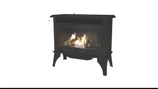 Pleasant Hearth VFS2-PH30DT 30,000 BTU Vent-Free Gas Stove | Dual Fuel Heatih