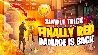 Finally Red Damage Is Back 🤯 Garena Free Fire Telugu 🔥