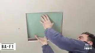 How Do You Fit a Ceiling Access Panel? - BA-F1 Drywall Access Panel with Fixed Hinges