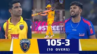 Chennai Singam 1st Inning 105/3 vs Delhi Superheroes MATCH NO-33 || ISPL SEASON-3 