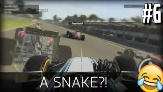 A SNAKE?! | F1 2015 Sprint Mode Funny Moments #6