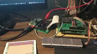 Z80 scrolling text display Assembly language demo