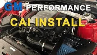 GM Performance Cold Air Intake Install Camaro SS 1LE 16-18