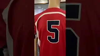 Custom Plain Breathable Satin Button Down Baseball Jersey Kids Boys Baseball Shirts