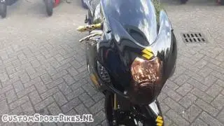Custom Suzuki Hayabusa 300 Single side Black & Gold