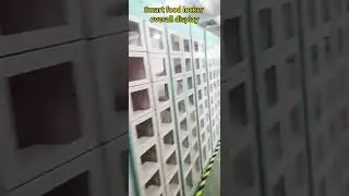 Customize smart food locker restaurant smart storage locker for food #smartlocker  #foodstorage