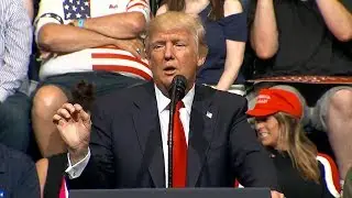 Trump talks health care, economy in campaign-style rally