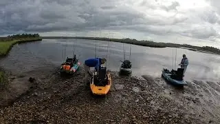 Part 1 Inshore kayak fishing trip to Steinhatchee with friends. We catch some snook, reds and trout.