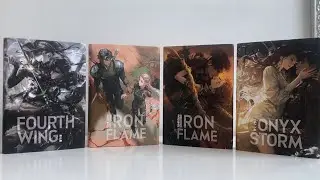 Fourth Wing: The Empyrean series ASMR unboxing Korean Edition