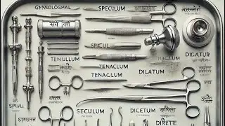 Obstretice & Gynecology Instruments||Obstretics Instruments|| 3D animate video ||2025