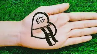 Independence Day 🇮🇳 Special Mehndi Design |Indian Flag Mehndi Design #mehndi #easymehndesign