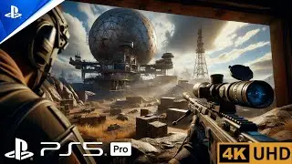 (PS5) Gibraltar Radar Station - Sniper Cover | Realistic Gameplay [4K60FPS] Call of Duty