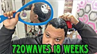 ROAD TO 720 WAVES! WEEK 18 BRUSHING!!!STARTED/TIPS#360waves#720waves#540waves