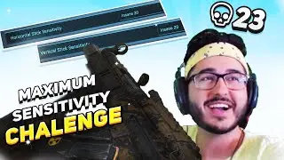 I tried playing warzone with MAX SENSITIVITY