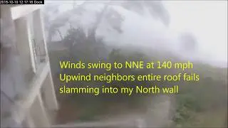 Hurricane Michael In the Eye, Panama City FL