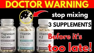 Over 60? NEVER Take Magnesium Glycinate, Vitamin D3 & K2 Together before Watching This!