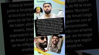 🇵🇷 [Bryan Myers] junto a otros artistas de PR le tiran Anuel AA en su nuevo remix 