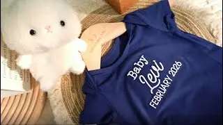 SwaddleAn Custom Baby Bodysuit | Embroidered Pregnancy Announcement