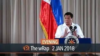 Duterte to sack high-ranking official, police officers in 1st week of 2018