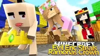 Minecraft Little Kelly : EVIL BABY BROTHER STEALS RAMONAS CROWN!