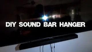DIY sound bar mount