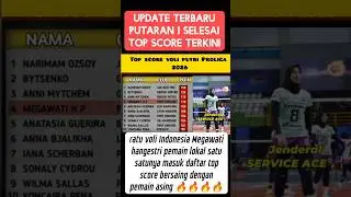 putaran satu top score update ratu voli Indonesia Megawati hangestri lokal rasa asing #viral