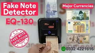 Multi Currency CIS Fake Note Detector for PKR, USD, Euro