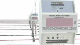 EKM Metering's Omnimeters Daisy Chained and Connected to an Ethernet Network