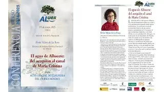 EL AGUA DE ALBACETE: DE EL ACEQUIÓNAL CANAL DE MARÍA CRISTINA