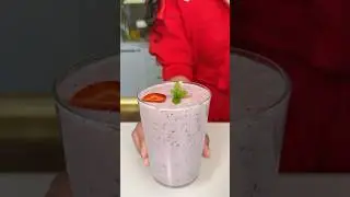 Summer Smoothie | &Ccedil;ilek R&uuml;yası yaptım #busezeynep #smoothie