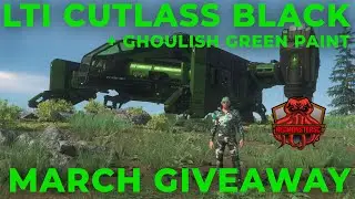 March 2023 Givewaway - The Drake Cutlass Black with LTI +  Ghoulish Green Paint
