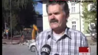 www.cazin.net - Sruseni spomenci u centru grada Cazina