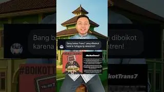 Trans7 diboikot karena nyinggung pondok pesantren? #shorts
