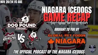 LIVE Niagara IceDogs Game Recap - Game 24 vs GUE Storm - Dog Pound Podcast