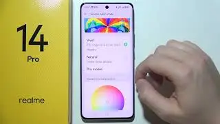 Realme 14 Pro: как изменить цветовой режим экрана